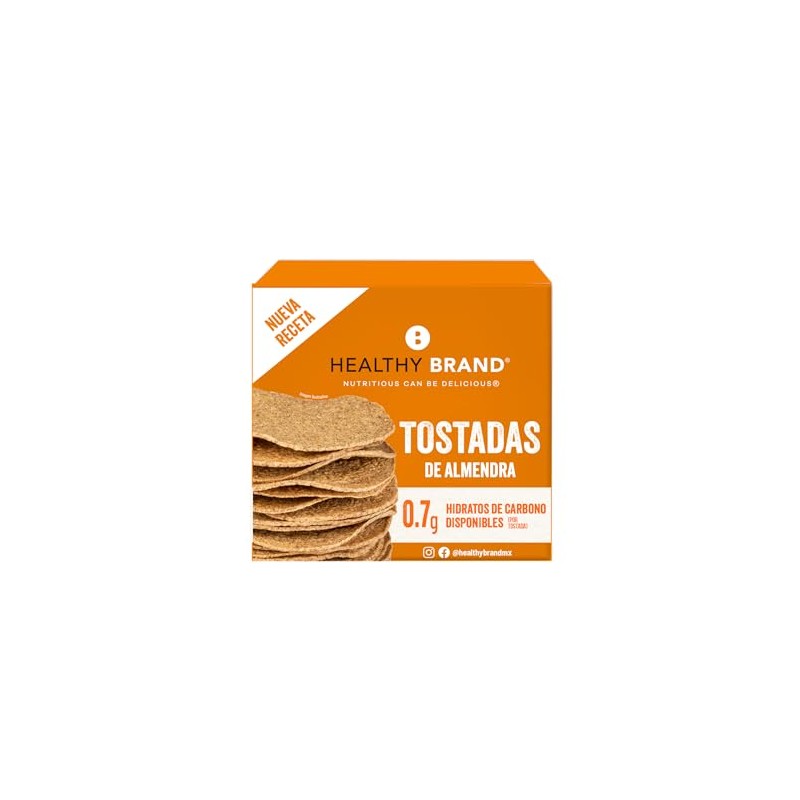 Healthy Brand | Tostadas Keto 100g - Caja con 12