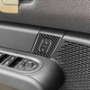 FXETRNL Real Carbon Fiber Door Lock Button Box Sticker, Decor