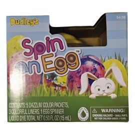 Kit Para Pintar Huevos Pascua Fiesta Máquina Spin On Egg