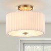 VONLUCE Semi Flush Mount Ceiling Light, 12.2" Ceiling Light Fixture