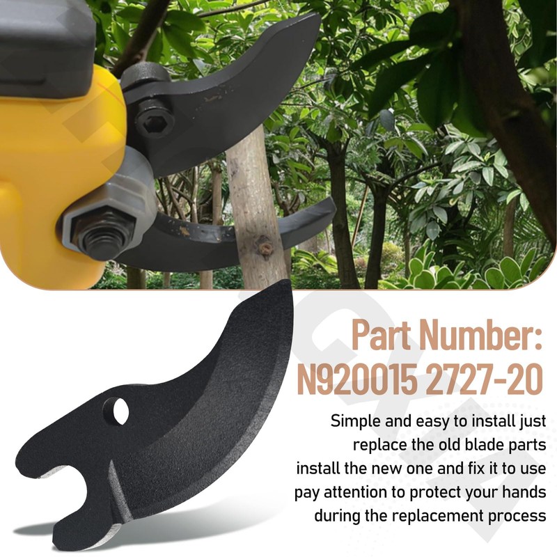 N920015 2727-20 Pruning Shears Blade Compatible with Dewalt 20V Max