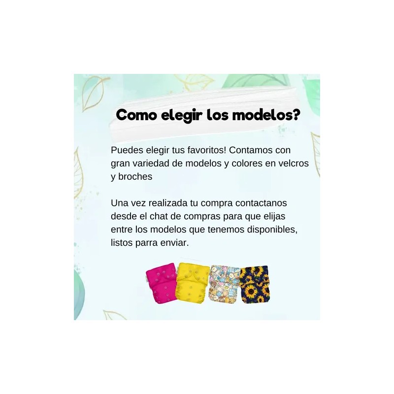 Pañales Ecológicos De Tela Ecopipo (3pack-estampado) Oferta