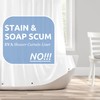 downluxe Waterproof White Shower Curtain Liner - EVA Soft Plastic