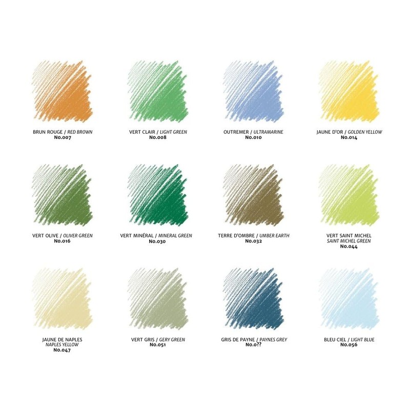 Conté à Paris Conte Crayon 12 Assorted Landscape Set