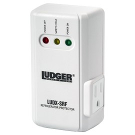 Ludger Power Surge Protector for Appliances (LUDX-SRF), Unique Side Socket, Reliable AC Protection, Connects to All Types of AC, 4-Minute Safety Cycle, 3 Modes LED Indicator, Fire-Resistant Shell