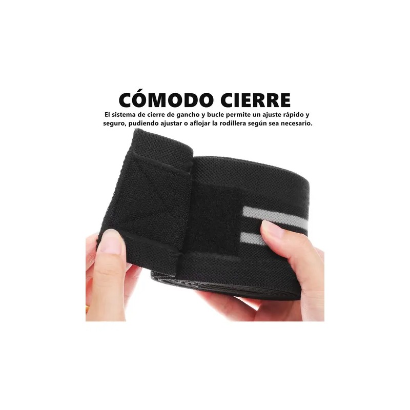 2pcs Rodilla Deportivas Vendas Compresion Gym Knee Wraps