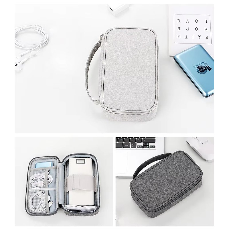 Portable Tech Accessories Organizer – Travel Cable, Charger, and Gadget