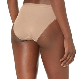 Le Mystere womens Infinite Comfort Panty Bikini Style Underwear, Natural, Large-X-Large US