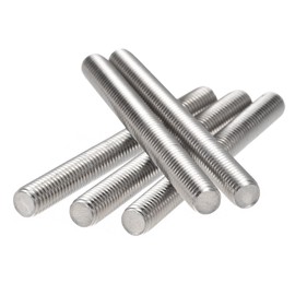 sourcing map 5Pcs M8 x 80mm Fully Threaded Rod 304 Stainless Steel Right Hand Threads