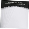 KOMBIUDA Heat Shrink Paper Kit Shrink Plastic Sheets for Jewelry