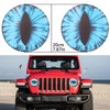 Vyqloren Beast Eyes Headlight Decals, 3D Round Stickers and Decals