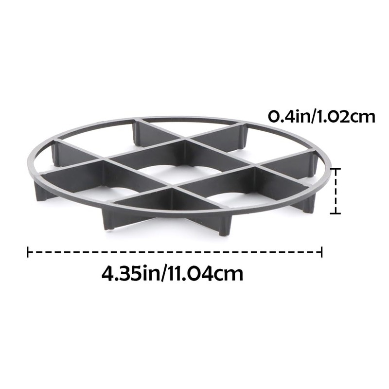 TWZKXC 8 Pcs 4.35" Plant Saucer Drainage Rack Stand, Pot