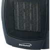 Brentwood H-C1601 1500-Watt Portable Ceramic Space Heater and Fan, Black