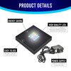 ASENTE 16 LED Multi-Color Light Stand Base- Lighted Acrylic Display,