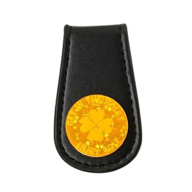 MARUA Golf Marker Light Collecting Marker Leather Belt (Magnetic Clip Type) (OR) Orange