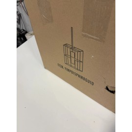 Light Caged Chandelier Decore 9”x12”x15” Adjustable hanging stem max length 56”