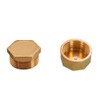 3/4-Inch Brass Compression Cap Stop Valve Cap,Brass Compression Fitting,Water Pipe