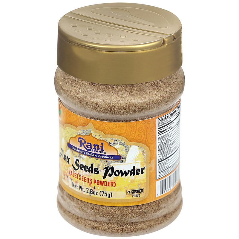 Rani Flax Seeds Powder (Alsi, Linum usitatissimum) 2.6oz (75g) PET