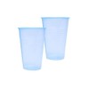 We Can Source It Ltd – 7oz Blue Strong Plastic Drinking Glass - Disposable Water Cups Tumblers - Eco-Friendly Drinkware Recyclable – Great for Water Coolers, Parties – 3000 Pack