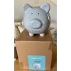 Pearhead Ceramic Piggy Bank, Ideal for Boys and Girls, Kids