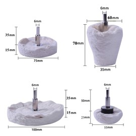 Polishing Attachment Cordless Screwdriver Polishing Discs for Drill, HTBAKOI Polishing Disc Drill Cordless Screwdriver Buffing Disc Wood Metal Polishing Set Aluminium Polishing Set for Stainless Steel