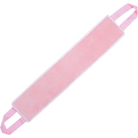 TEHAUX Aplicador de Autobronceador para Espalda Flocado Rosa Largo Cómodo para Todo Tipo de Piel Uso Corporal sin Marcas