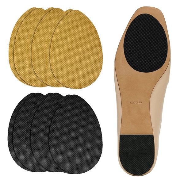 Crazy Bean Women's 6 Pairs Non-Slip Shoes Pads Anti Slip Shoe Pads High Heel Foot Pads Silent Wearable Heel Grips 0.15cm (Style B）