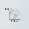LILIAO Umbrella Cookie Cutter - 3.2 x 3.5 inches -