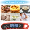 Digital Meat Thermometer, Waterproof Kitchen Thermometer with Backlight and Hold,