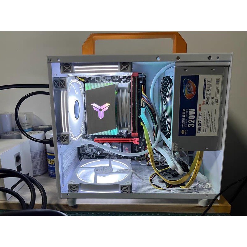 SharGwa PC K77s Matx Case Small Compact Mini Tower Gaming