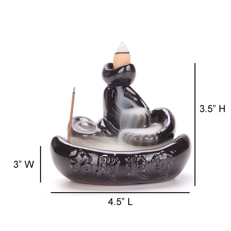 SOUL STICKS Backflow Incense Holder Burner Waterfall Fountain for Home,