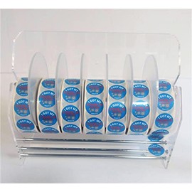 9 Inch, Adjustable 6-Disk Label Dispenser, by Quality IZ