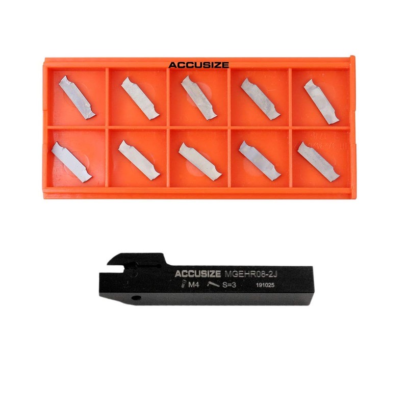Accusize Industrial Tools 1/2" x 1/2'' Cut-Off Holder, Parting Tool,
