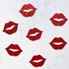 100 Pcs Glitter Lips Confetti Valentine's Day Wedding Anniversary Party