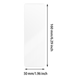 ONLYKXY 20pcs Clear Plastic Book Page Marks Sleeves Blank Frames 8 Mil Hot Thermal Laminating Film Cover Holder Bag Pouche Pocket for Read Lover Wedding Photo Strip Holiday DIY Craft Gift (1.5x5.9in)