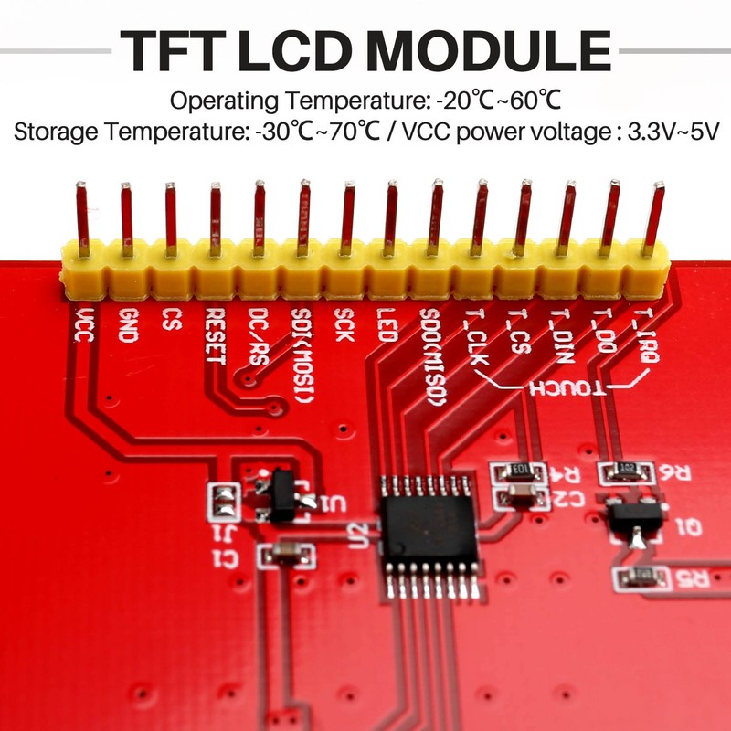 Dovhmoh 3.5" 480x320 SPI Serial TFT LCD Module Display Screen