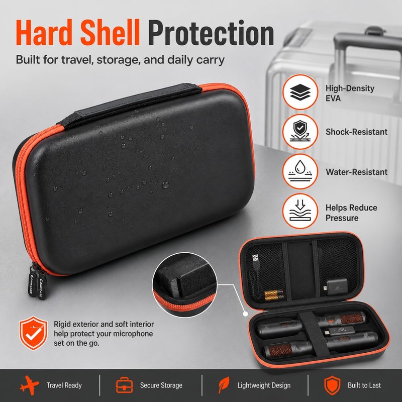 Comecase Microphone Carrying Case for JBL EasySing Mic & for