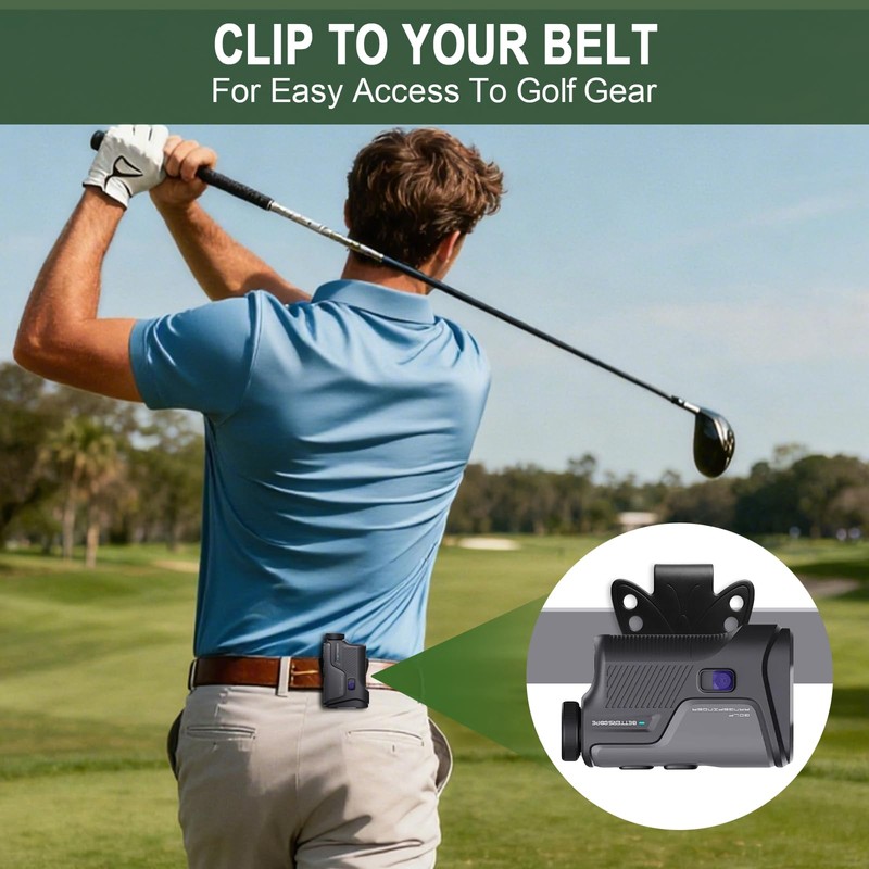 Veyntra Metal Landing Pad Clip for Golf Bags, 10‑Hole Golf