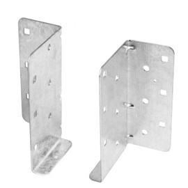 GBGS 2 Pairs Split Joist Hanger for 2x6,16 Gauge Face-Mount Joist Bracket ,Hot Dip Galvanized