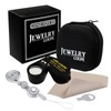 10x 21mm Loupe Jeweler Magnifier LED UV Light Triplet Lens