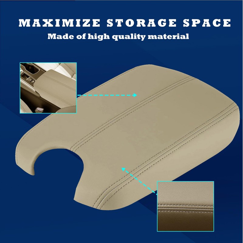 FULGURALSNAIL Compatible with Center Console Lid Armrest Honda Accord Replacement