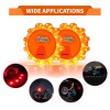DK 6-Pack LED Road Flare Car Emergency Kit Magnetic Base
