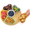 Cididu 11'' Lazy Susan Serving Tray, Ceramic 360° Rotating Serving