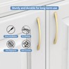 Amerdeco 10 Pack Brushed Satin Nickel Cabinet Pulls 6.3 Inch(160mm)
