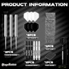 MageRabbit Professional Darts Tungsten Set, Steel Tip Darts 90% Tungsten