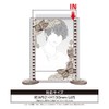 Hagoromo Deco Frame Case L Size (White Indigo Old Fashion)