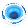 Toilet Flange Repair Kit Blue Durable Silicone ABS Easy Installation