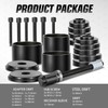 DNA MOTORING 19pcs Front Wheel Bearing Press kit Bearing Puller