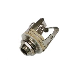 Stereo Jack 6.35mm Input/Output Open Jack Female for Phone Plug Effector DIY Guitar Bass (1 Piece)