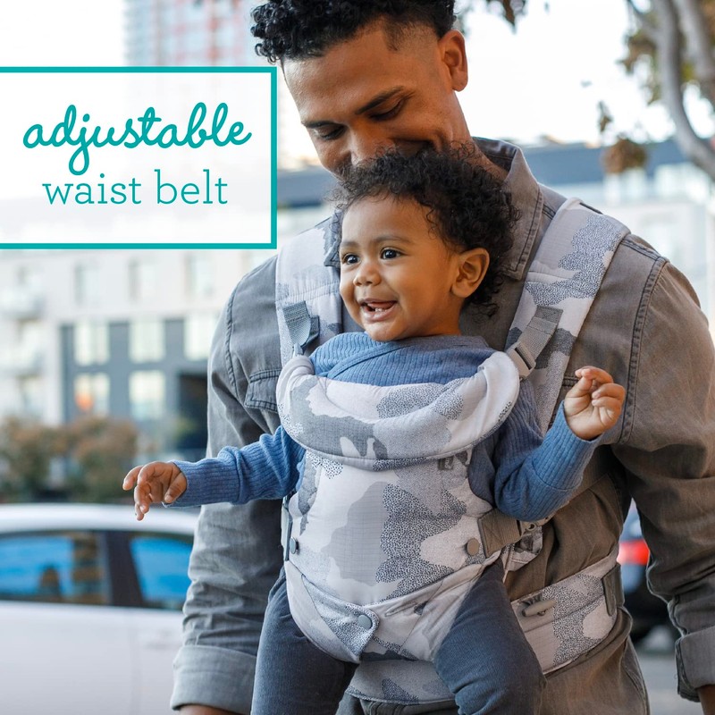 Infantino Flip 4-in-1 Convertible Baby Carrier, Adjustable, Ergonomic Babywearing, Registry